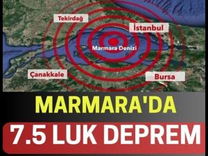 Hem tsunami hem 7,5 büyüklüğünde deprem!