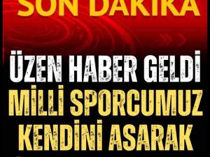 Milli sporcu  hayatına son verdi...