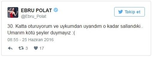 Ünlü isimler Yalova açıklarındaki depremi sosyal medyadan böyle paylaştı galerisi resim 4