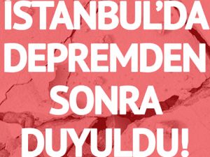 Deprem sonrası binalardan gelen sesler panik yarattı