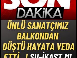 Ünlü Sanatçımız Maalesef Hayatını Kaybetti..