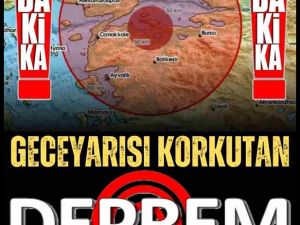 Beşik Gibi Sallandık .Deprem Oldu.