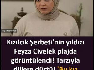 Nilay plajda görüntülendi