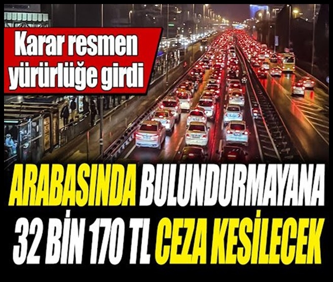 Araç sahiplerini ilgilendiriyor.. galerisi resim 1