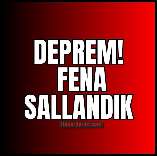 Kandilli depremi duyurdu.. galerisi resim 1