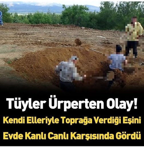 Cenaze töreni düzenlediği eşini eve gelince karşısında gördü! galerisi resim 1