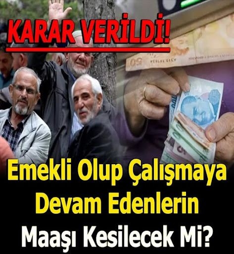 Emeklileri Üzen Haber Az önce Geldi galerisi resim 1
