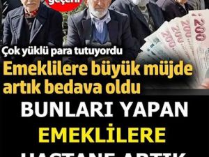 Emeklilere Ücretsiz