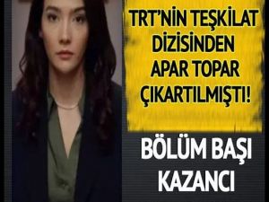 TRT'nin Teşkilat dizisinden çıkartılmıştı! Aybüke Pusat'ın böl