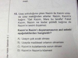 Beyin Yakan Test Soruları :)
