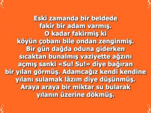 İbretlik Güzel Bir Hikaye