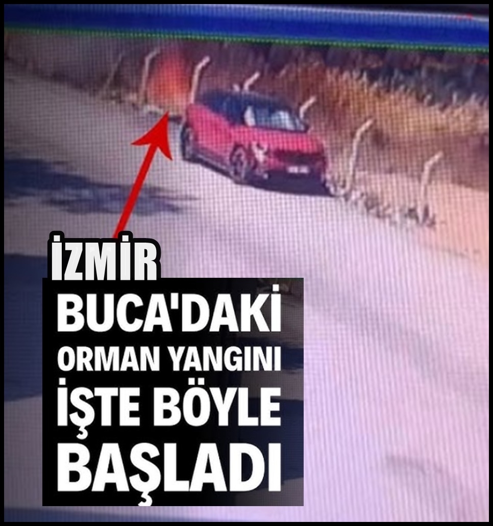İzmir'deki Yangın Böyle Çıkmış galerisi resim 1