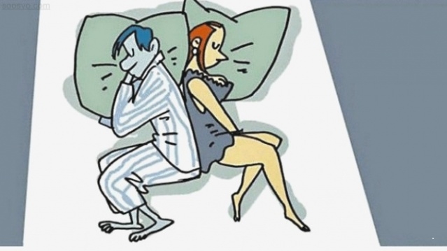 Çiftlerin Birbirine Bağlılıklarını Gösteren Uyku Pozisyonları galerisi resim 4