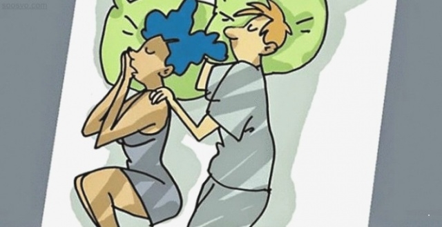 Çiftlerin Birbirine Bağlılıklarını Gösteren Uyku Pozisyonları galerisi resim 6