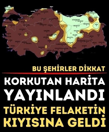 Korkutan harita yayınlandı. galerisi resim 1