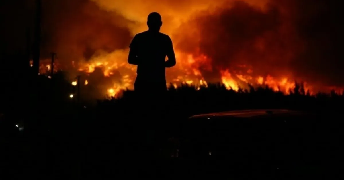 Bursa’daki yangını çeken genç kadın galerisi resim 1