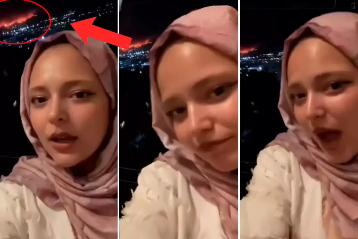 Bursa’daki yangını çeken genç kadın galerisi resim 2