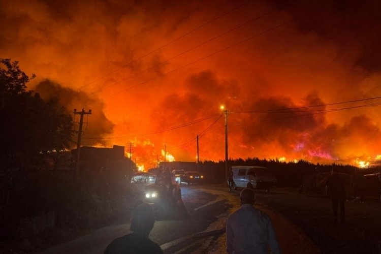 BURSA'DA ALEVLER HIZLA İLERLİYOR galerisi resim 3