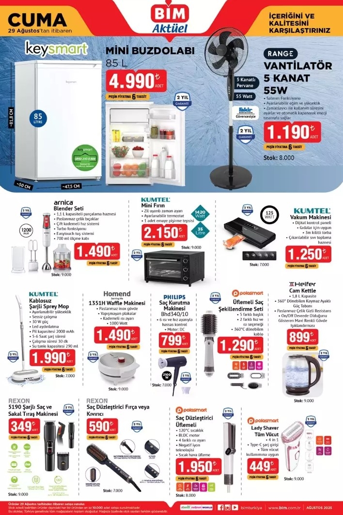 BİM 29 Ağustos Cuma aktüel kataloğu galerisi resim 3