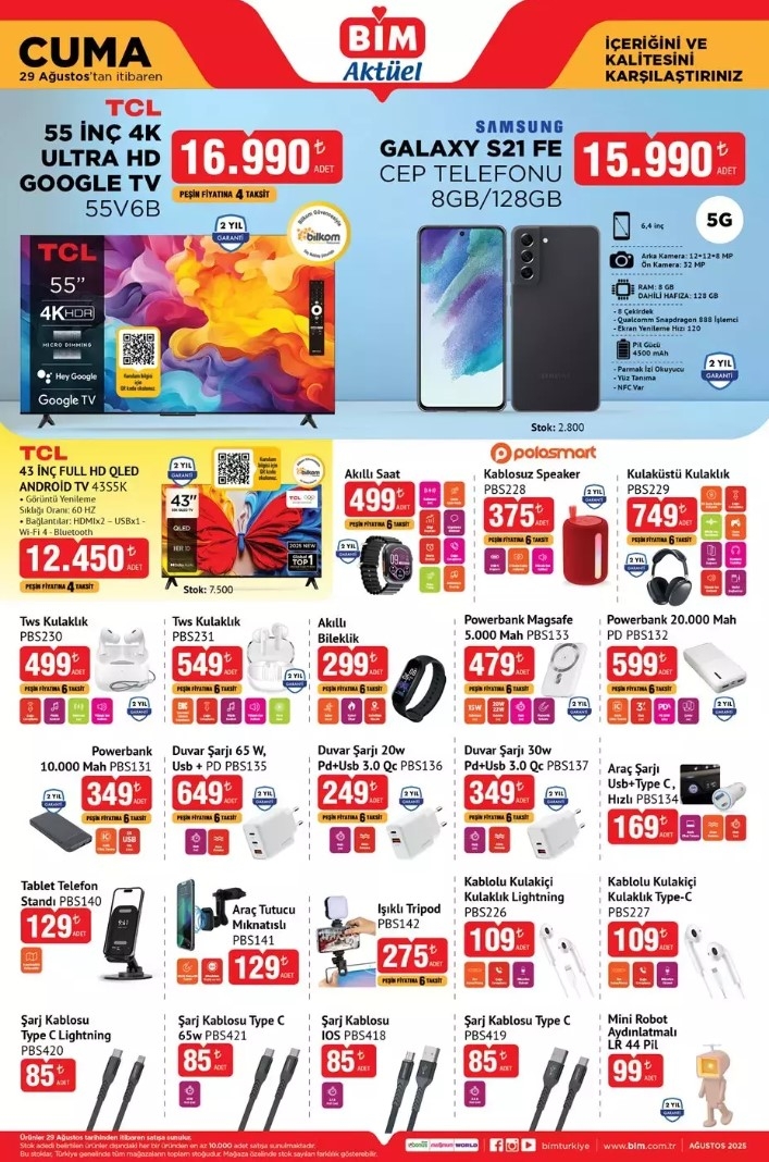 BİM 29 Ağustos Cuma aktüel kataloğu galerisi resim 4