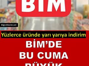 BİM 29 Ağustos Cuma aktüel kataloğu