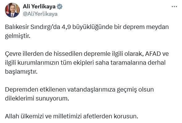 Son dakika 4.9 büyüklüğünde deprem! galerisi resim 3