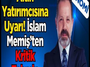 İslam Memiş’ten kritik uyarılar