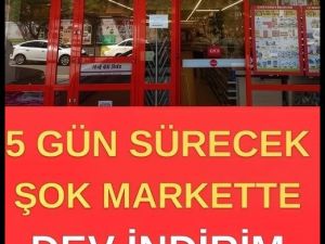 Şok market büyük indirim