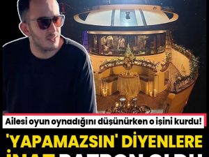 Ailesi bilgisayarda oyun oynadığını düşünürken o işini kurdu!