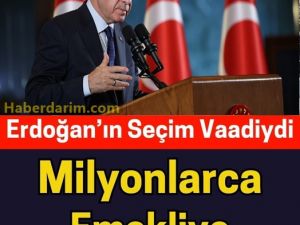 Emekliye müjdeli haber geldi .