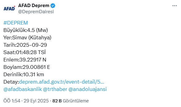 Gece Yarısı Yine Korkutan Deprem galerisi resim 2