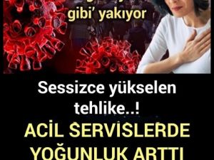 Acil servislerde yoğunluk arttı