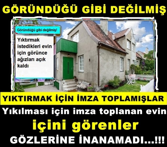 YIKTIRMAK İSTEDİKLERİ EVİN İÇİNİ GÖRÜNCE AĞIZLARI AÇIK KALDI galerisi resim 1