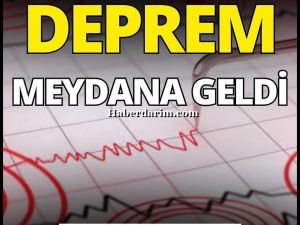 Son dakika... Deprem meydana geldi