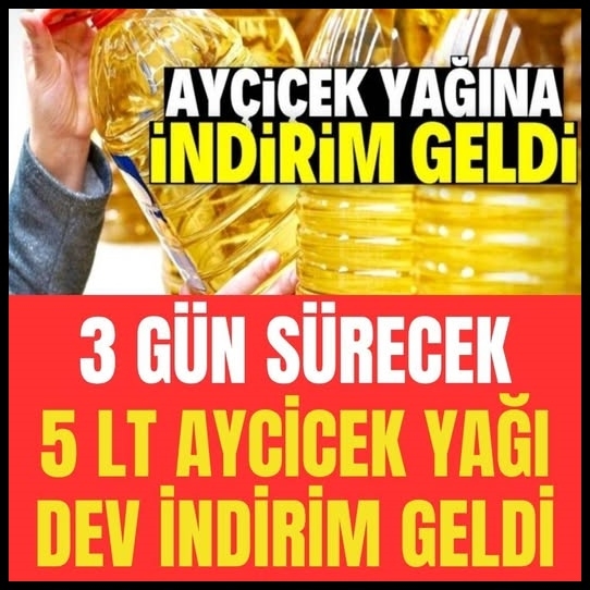 A101, TMO, BİM, Şok, Migros ve Carrefour’dan DEV ayçek yağı indirimi! galerisi resim 1