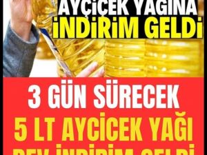 A101, TMO, BİM, Şok, Migros ve Carrefour’dan DEV ayçek yağı indirimi!