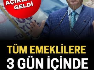 Emekliye müjdeyi erdoğan verdi