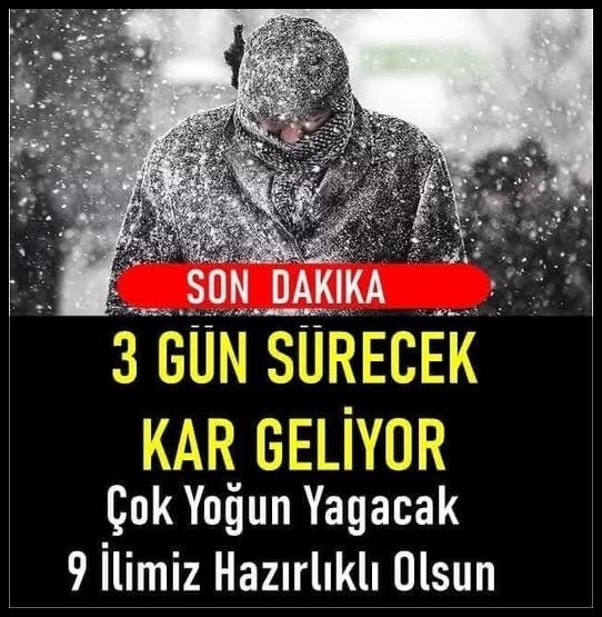 YOĞUN KAR GELİYOR galerisi resim 1