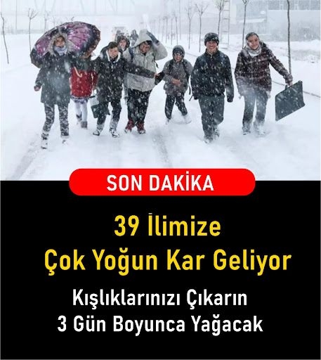Kar Yağacak İller galerisi resim 1