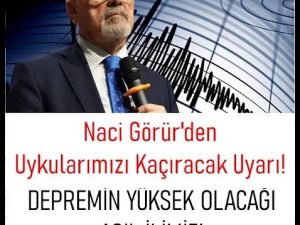 Naci Görür Açıklaması