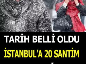 Tarih belli oldu: İstanbul’a 20 santimlik kar örtüsü oluşacak