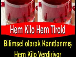 Hem sağlıklı Kilo Verdiren Hem de Tiroidi düzene Sokan Karışım