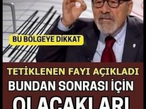 Naci Görür Özellikle fayın ilk kırılacağı yeri ve etkileyeceği ili açıkl