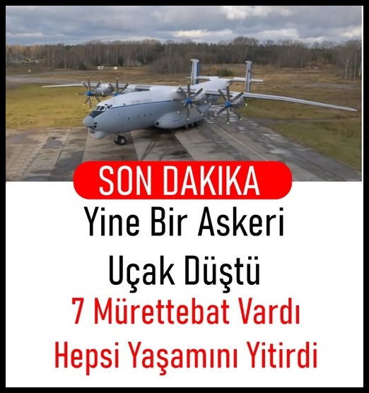 Yine bir askeri uçak düştü.