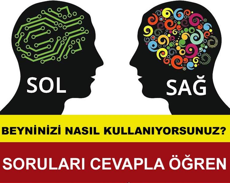 Beyninizi Nasıl Kullanıyorsunuz? TEST EDİN galerisi resim 1