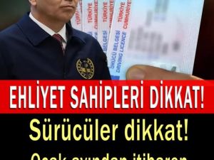 40 Yaş üstü sürücü ve ehliyet sahipleri için Son uyarı