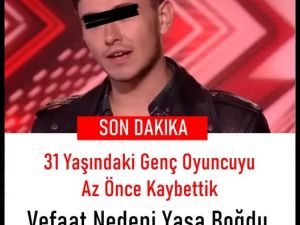 Genç Oyuncu Yaşamını Yitirdi