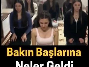 Namazla dalga geçmişlerdi