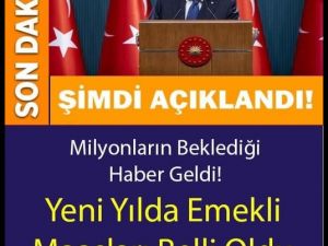 Yeni yıl maaşları belli oldu.