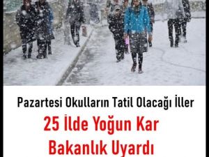 Kar Yağışı ve Okullar